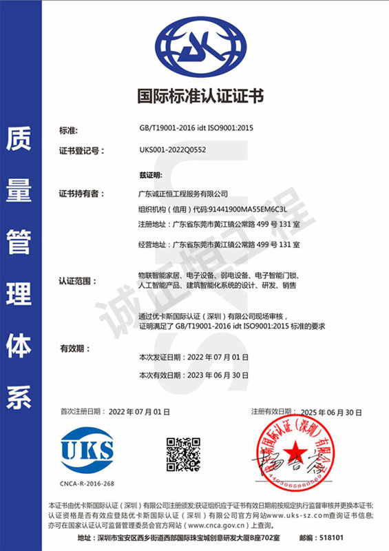 ISO9001國(guó)際質(zhì)量管理體系 ISO9001國(guó)際質(zhì)量管理體系